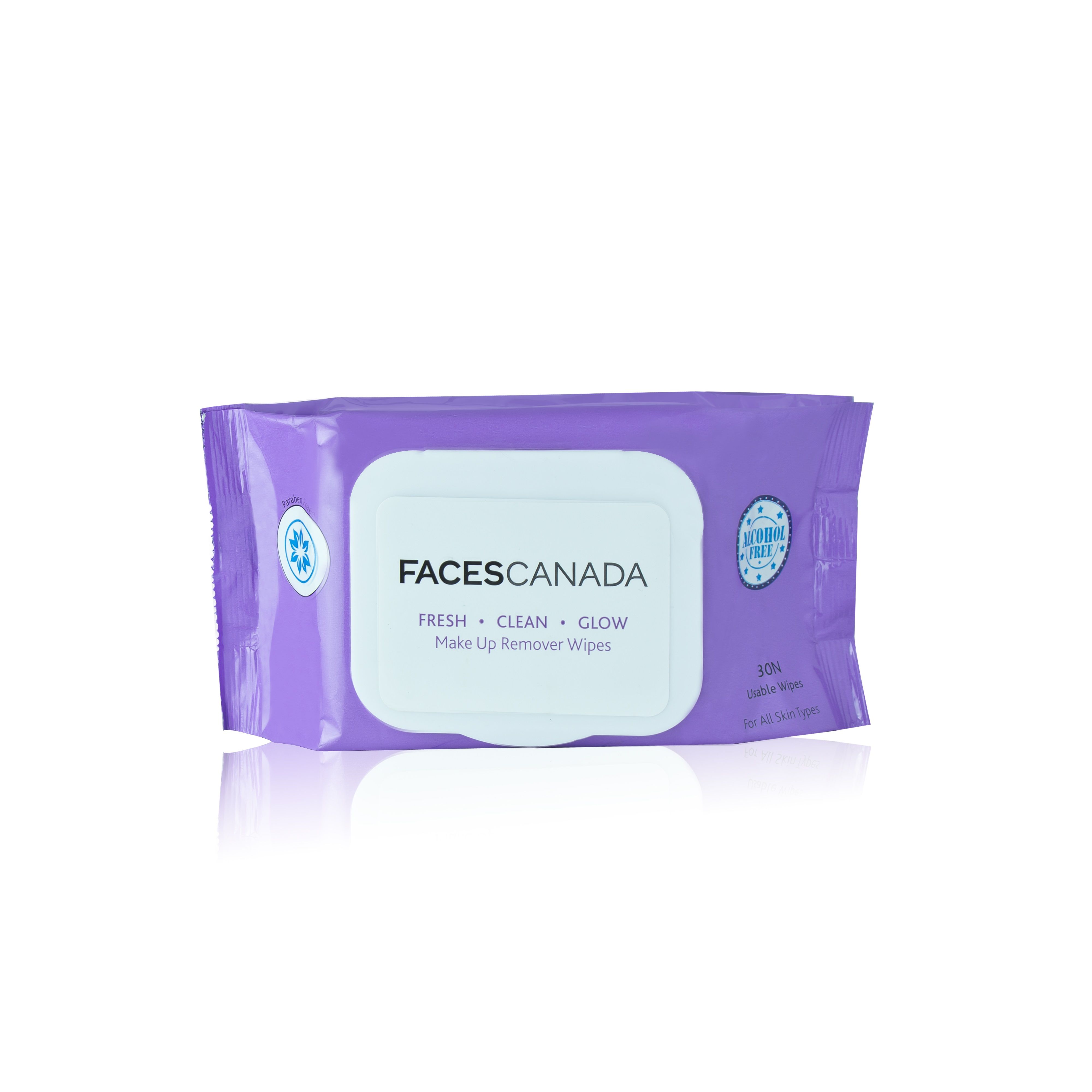 Faces Canada Fresh Clean Glow Makeup Remover Wipes