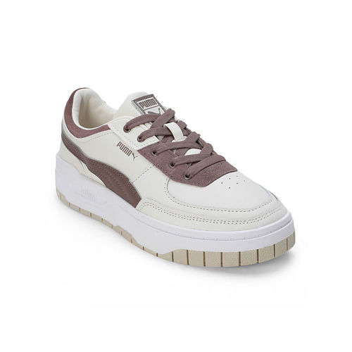 Puma Cali Dream Womens White Dark Pink Sneakers (UK 3)