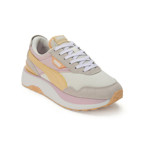 Puma Cruise Rider Silk Road V1 Womens Beige Off White Sneakers (UK 5)