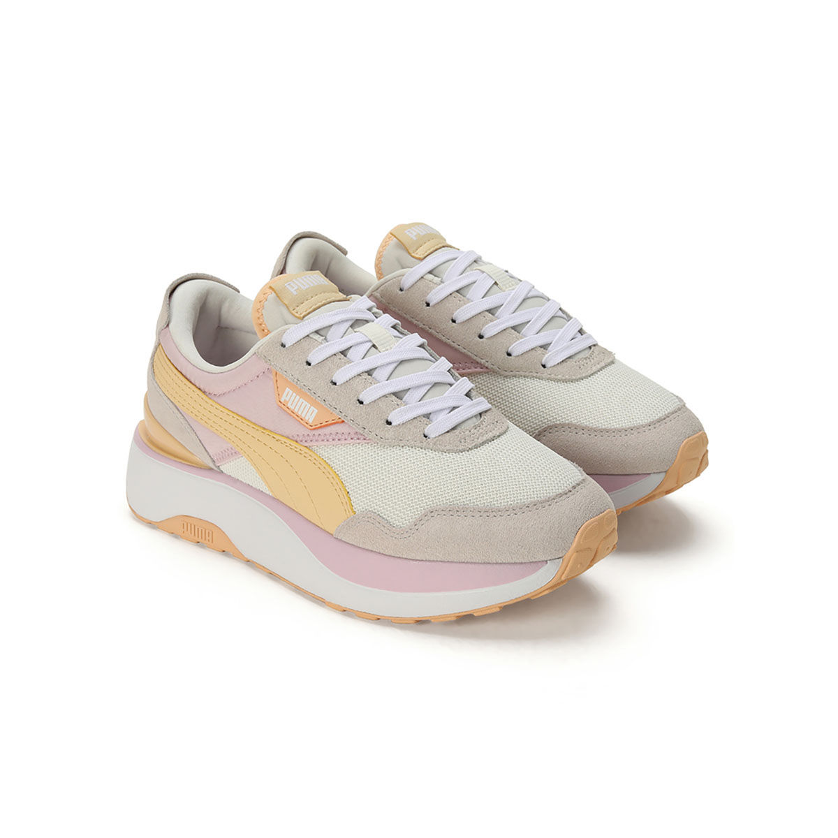 Puma Cruise Rider Puma White Rose Gold Puma Cruise Rider Silk Road V1  Womens Beige Off