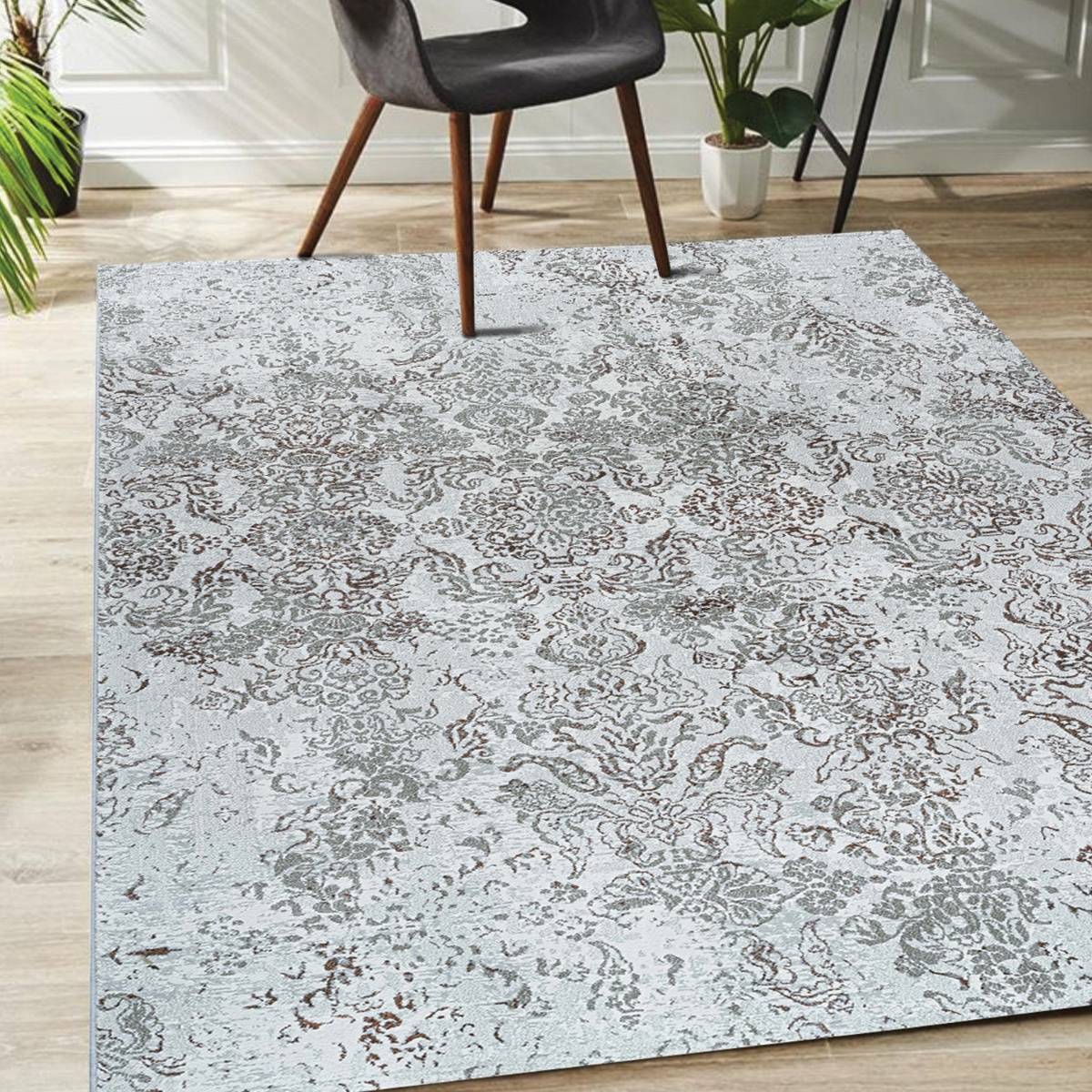 OBSESSIONS Ethnic Polyester Grey Runner