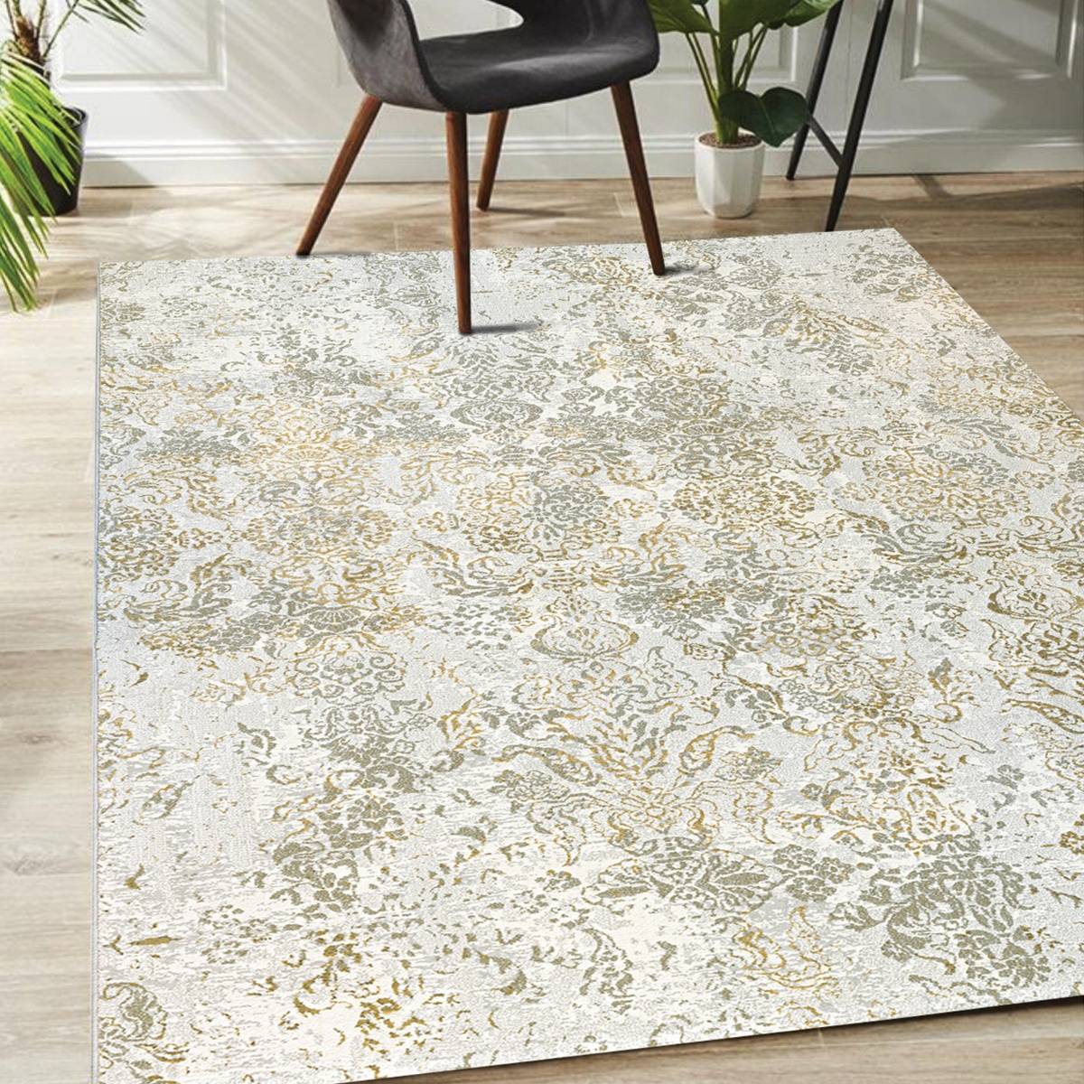 OBSESSIONS Ethnic Polyester Grey Runner