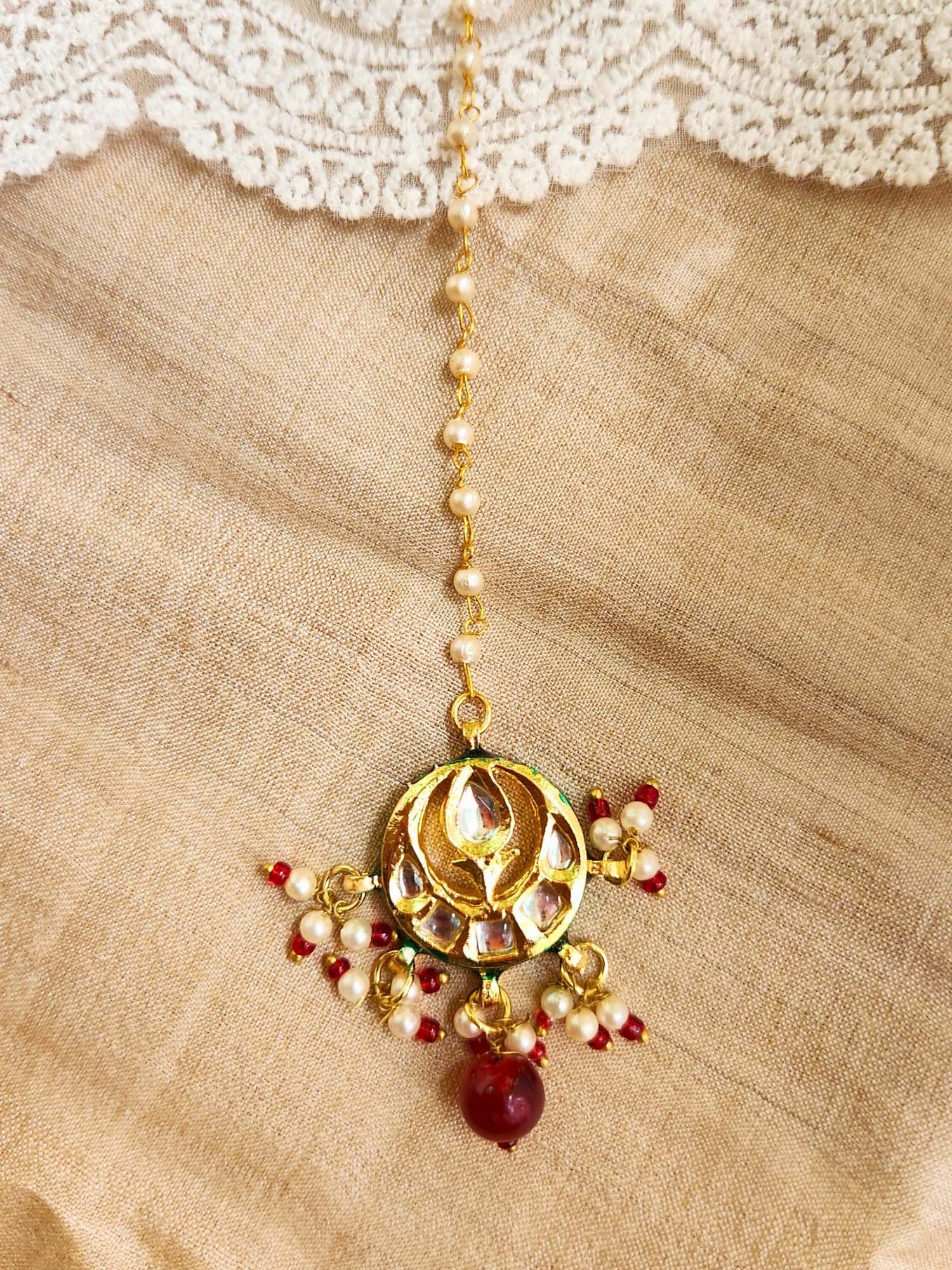 Viana Jewels Kundan Maang Tikka