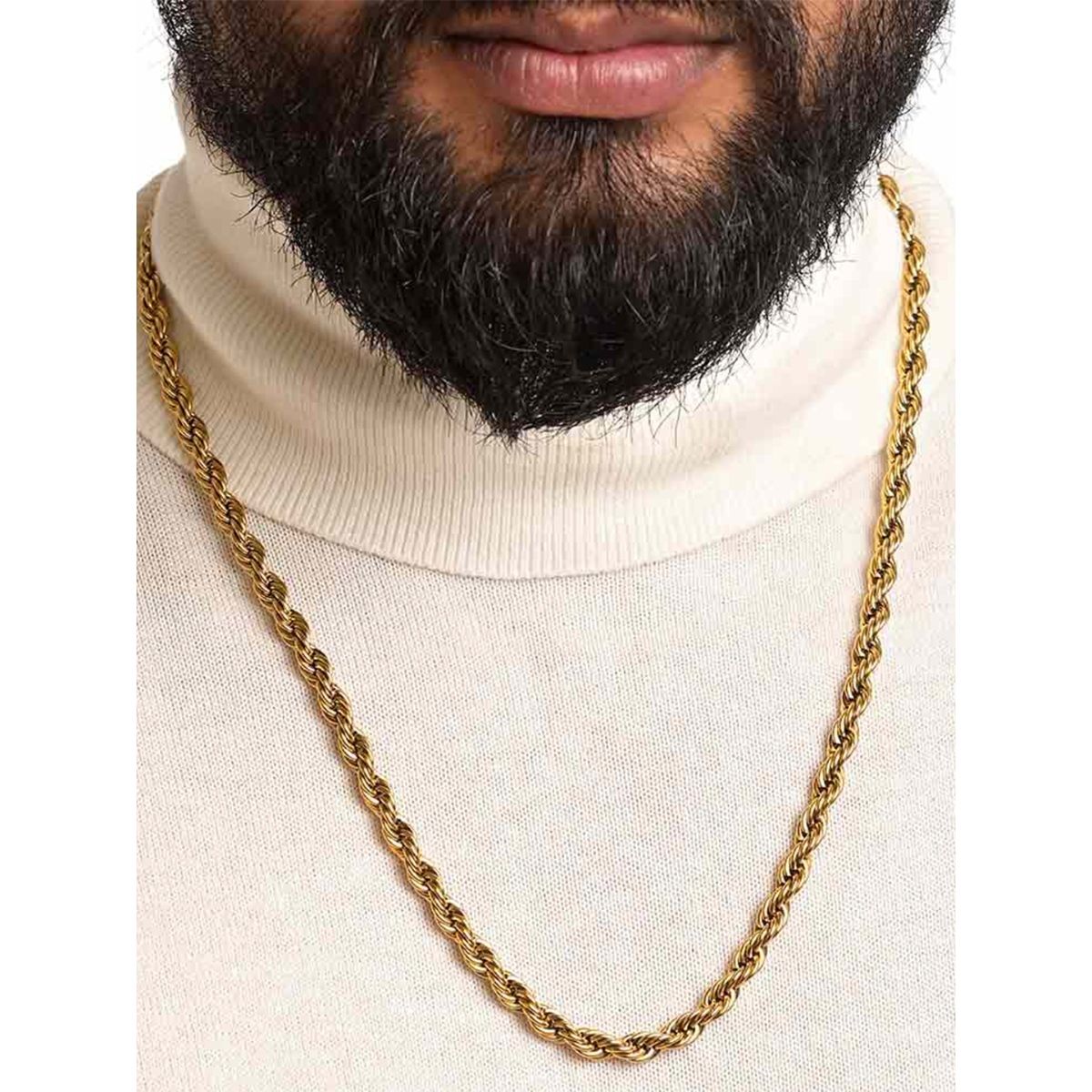 Palmonas Rope Chain 18k Gold Plated Buy Palmonas Rope Chain 18k Gold