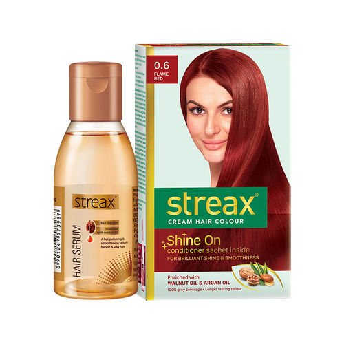 Streax Hair Colour - Flame Red + Hair Serum: Buy Streax Hair Colour - Flame Red + Hair Serum Online at Best Price in India | Nykaa Streax Hair Colour - Flame Red + Hair Serum: Buy Streax Hair Colour - Flame Red + Hair Serum Online at Best Price in India | Nykaa