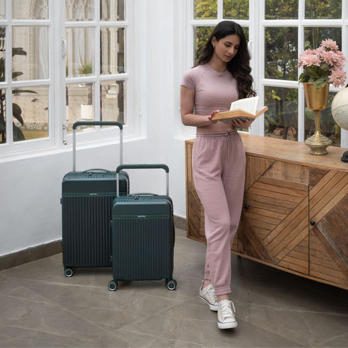 Buy Assembly Hard-Sided Large Check-In Luggage Trolley Bag-110L