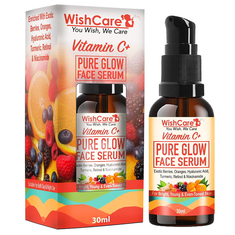 WishCare 35% Vitamin C+ Pure Glow Face Serum - For Bright & Young Skin -  Vitamin C Serum for Face