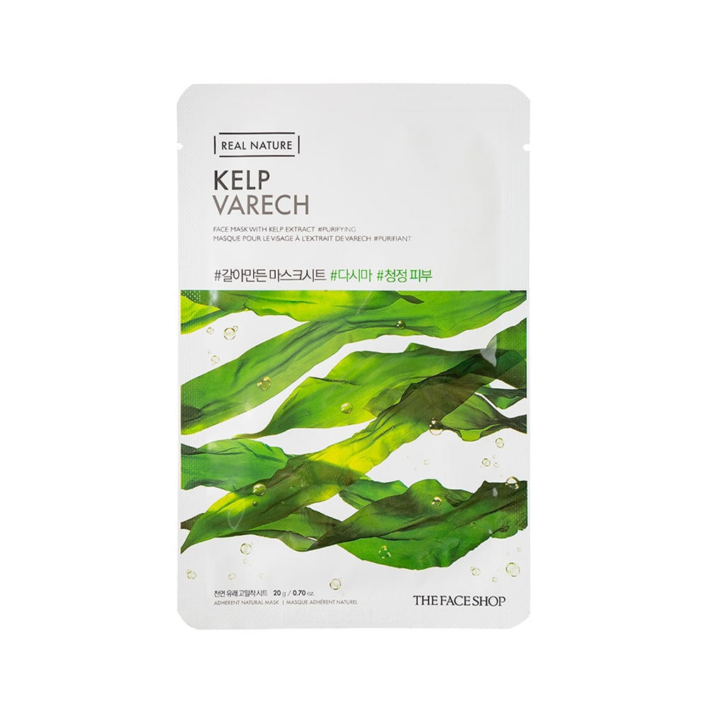 The Face Shop Real Nature Kelp Face Mask Buy The Face Shop Real Nature Kelp Face Mask Online At Best Price In India Nykaaman the face shop real nature kelp face mask