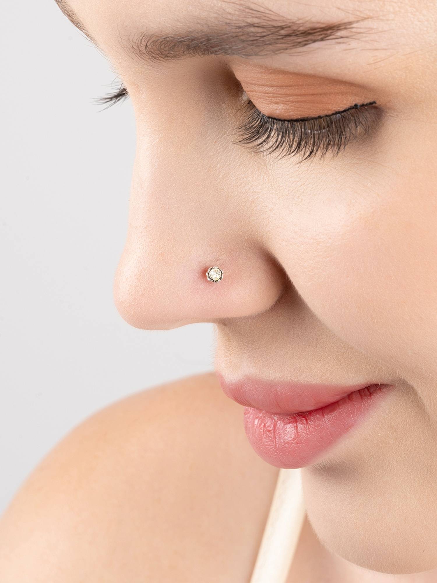 TOUCH925 Pure 925 Silver Geometric Pin for Women