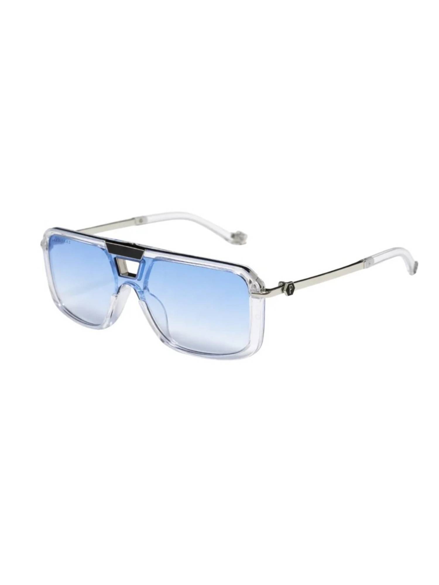 Zaadran Zambia Blue Square Sunglasses