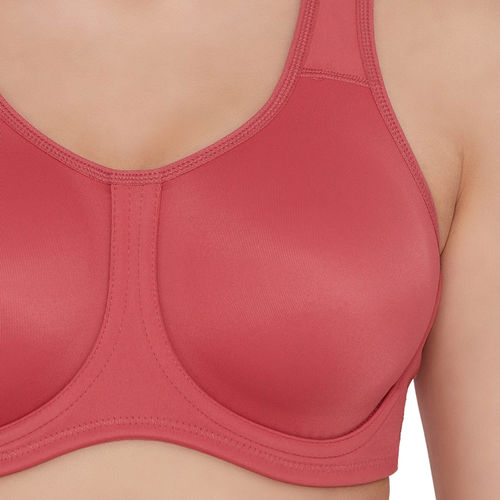 Wacoal Simone Sports Non Padded Wired Full Cup Sports Bra Red