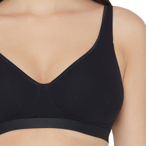 Buy Wacoal Essentials Non Padded Non Wired Full Cup T Shirt Bra Black Online