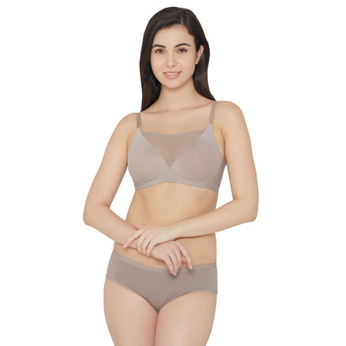 Buy Wacoal Lively Padded Non Wired Full Cup T Shirt Bra Grey online