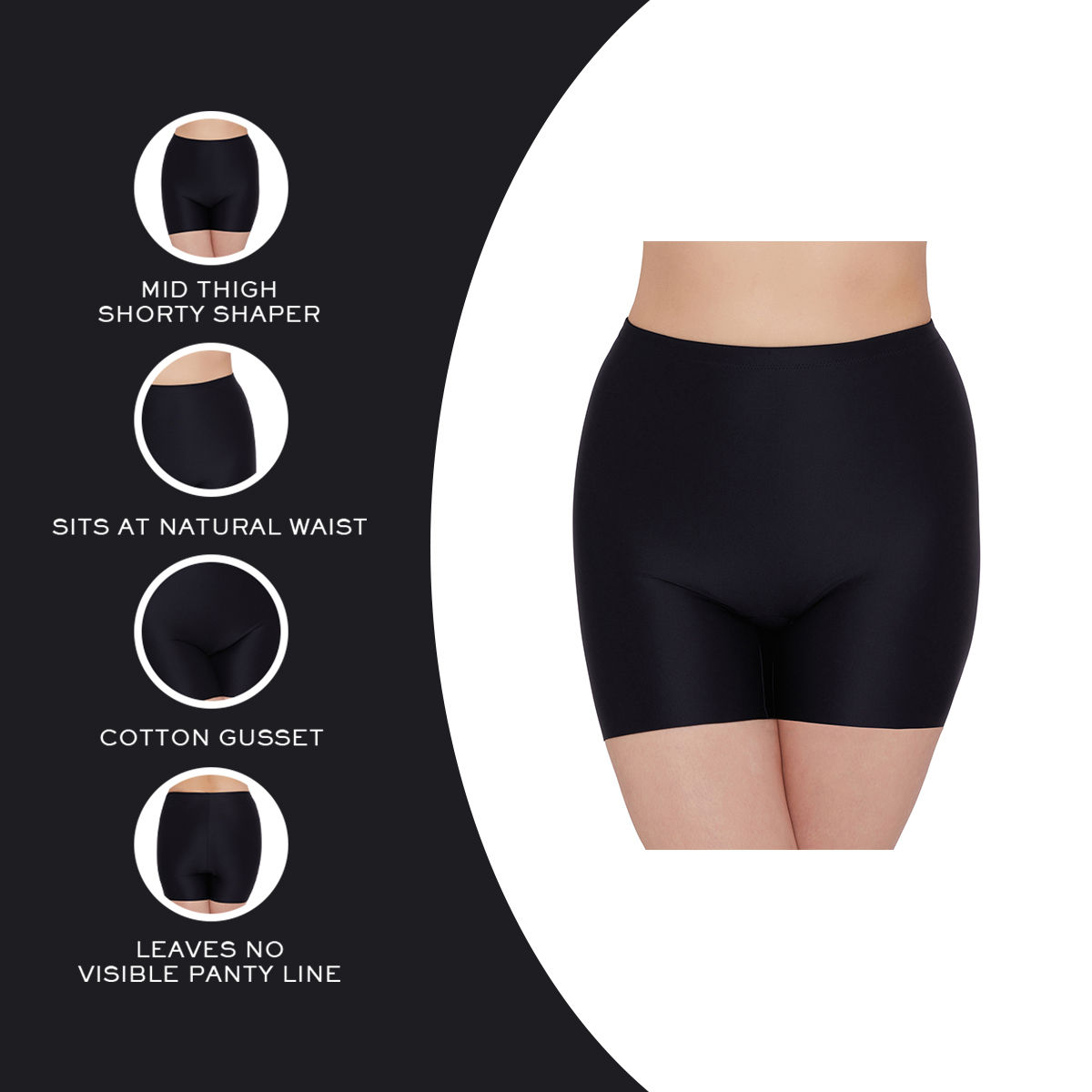Wacoal Girdle Collection Thigh Shaper Black Buy Wacoal Girdle