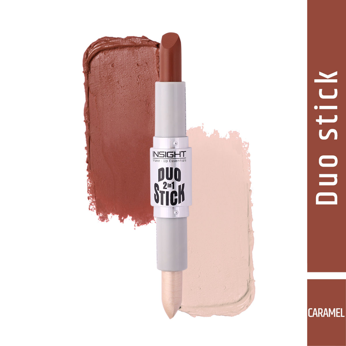 Insight Cosmetics Duo Stick Conceal Contour + Highlighter - 01 Caramel