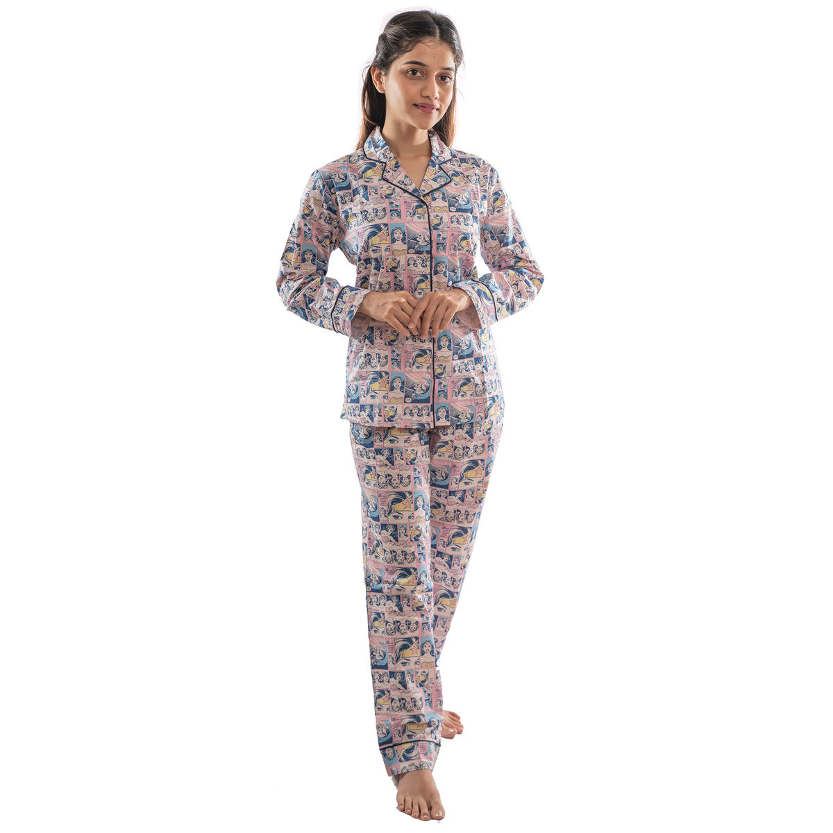 Buy cotton night suits online india Clearance