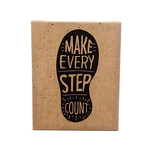 Itsy Bitsy Vintage Wall Decor Art Make Every Step Count 8x10 Inch