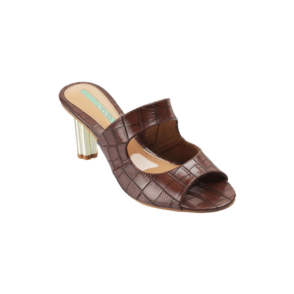 Catwalk 2024 brown heels