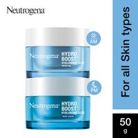Neutrogena AM PM Routine Hydro Boost Hyaluronic Acid Water Gel 72 Hr Hydration For All Skin Types