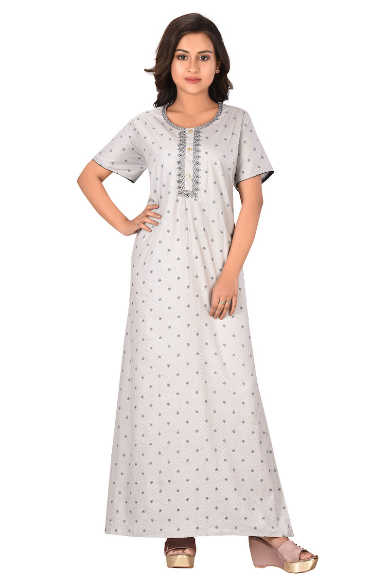 nighty cotton dress