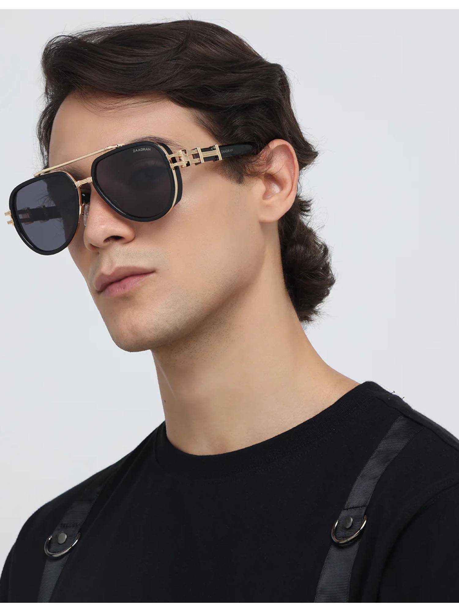 Zaadran Unisex Dapper Grey Lens Sunglasses (56)