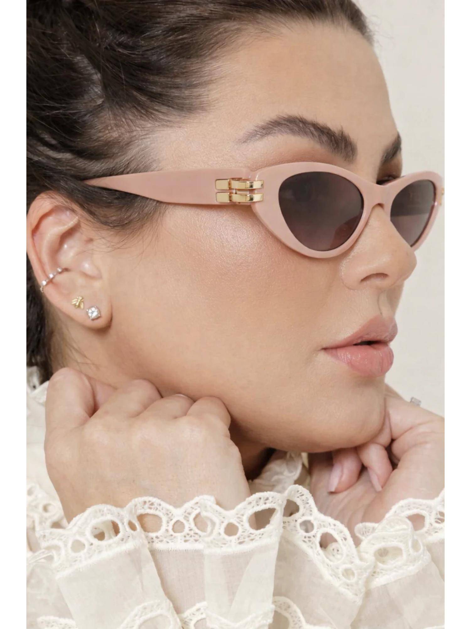 Zaadran Unisex Diva Brown Lens Sunglasses (54)