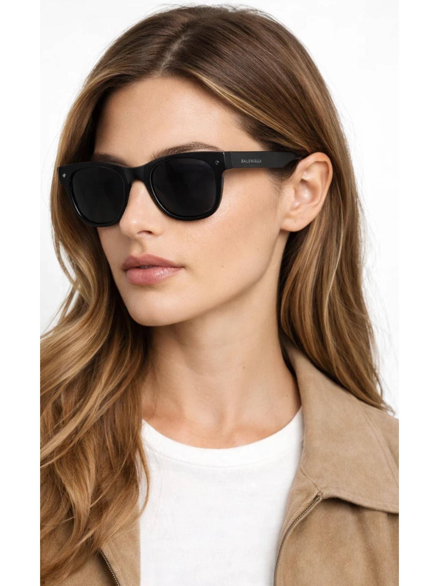 Zaadran Unisex France Black Lens Sunglasses (54)