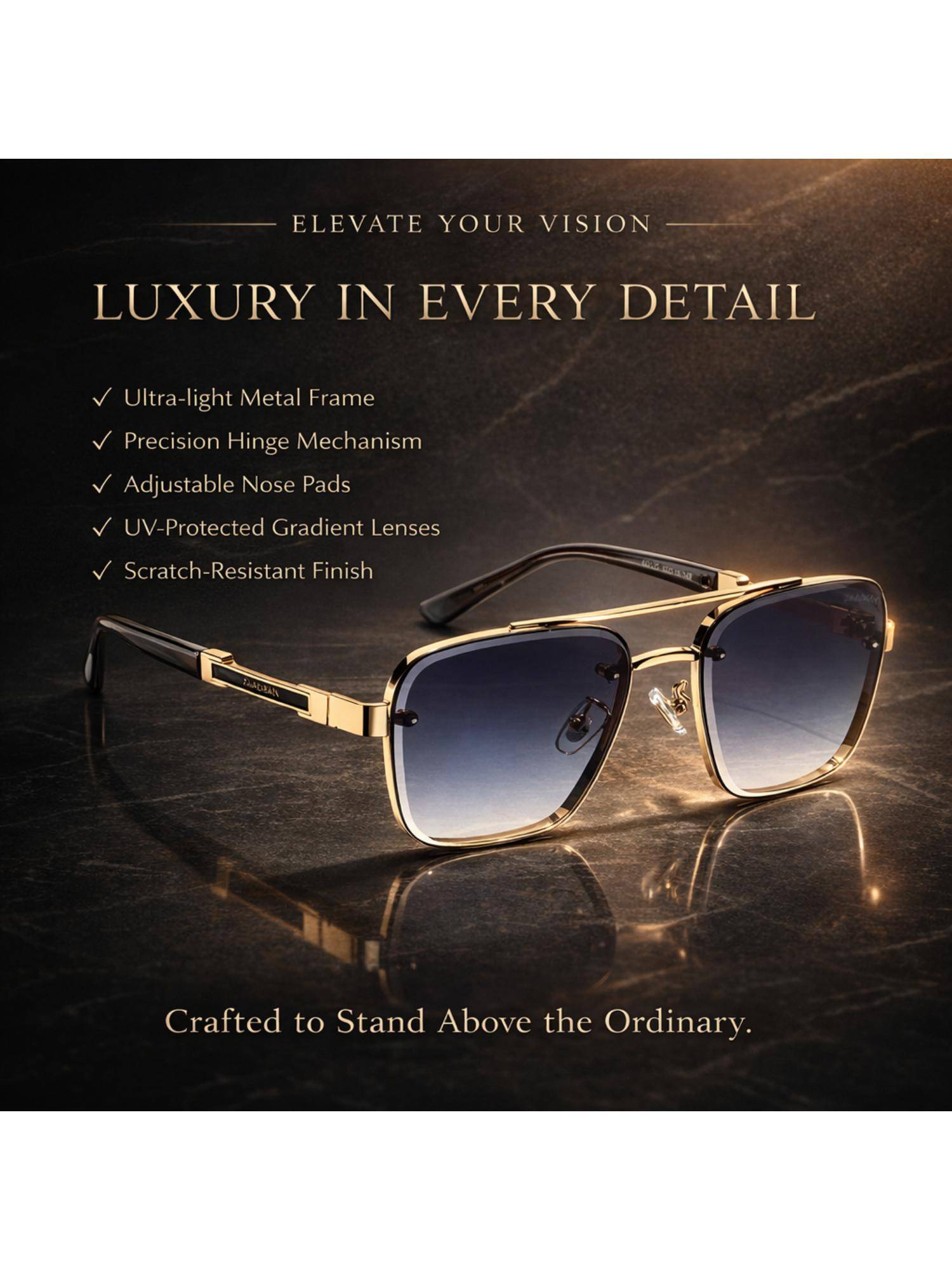 Buy Zaadran Unisex Giza Grey Lens Sunglasses (54) Online
