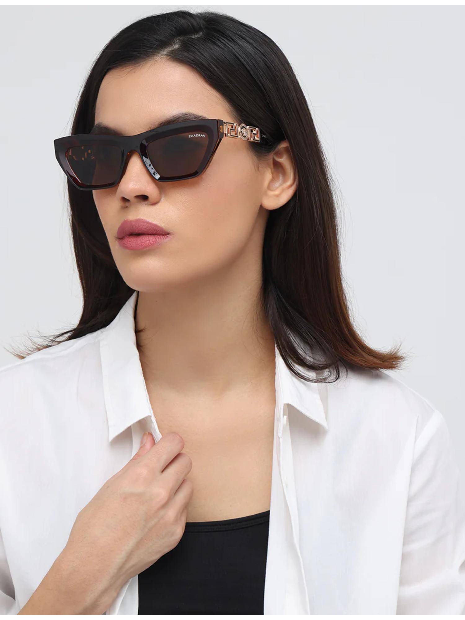 Zaadran Unisex London Brown Lens Sunglasses (56)