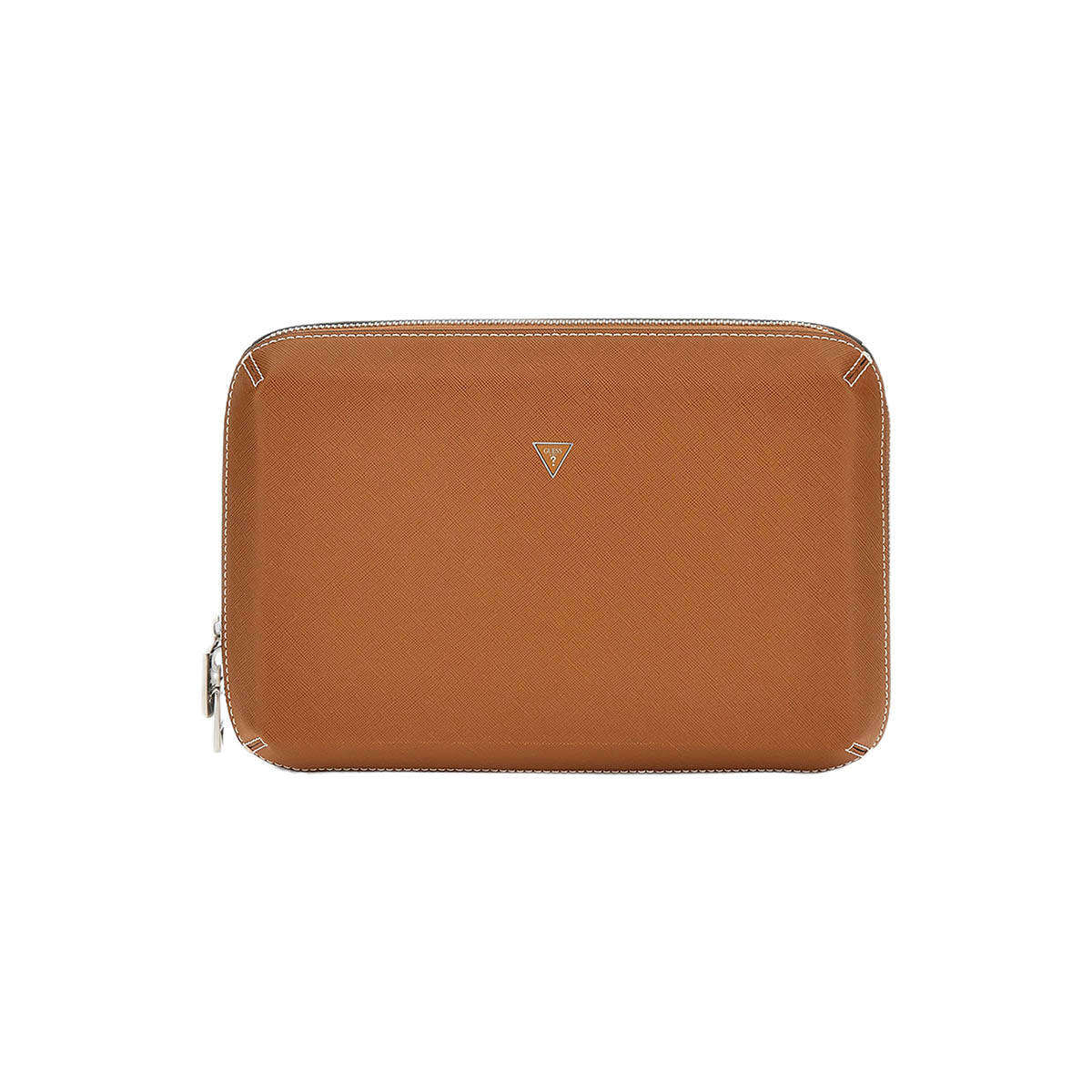 Guess Tan Solid Modena Cube Case Pouch