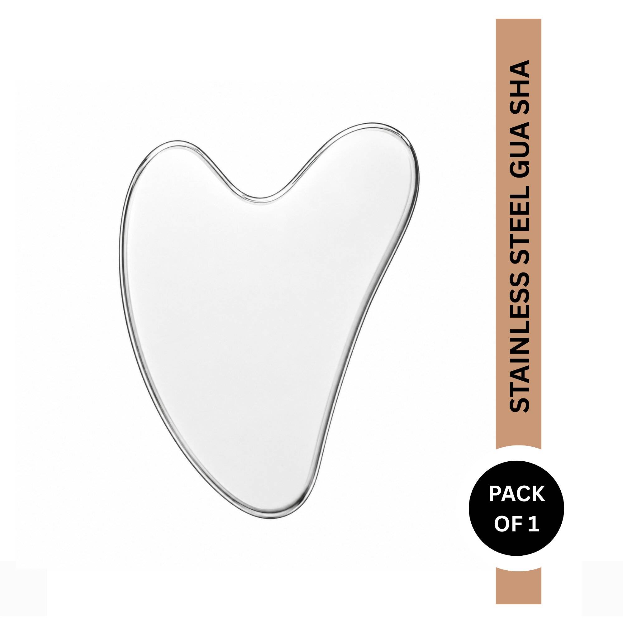 Kayanara Stainless Steel Gua Sha Tool For Facial Massage, Depuffing & Skin Care Routine