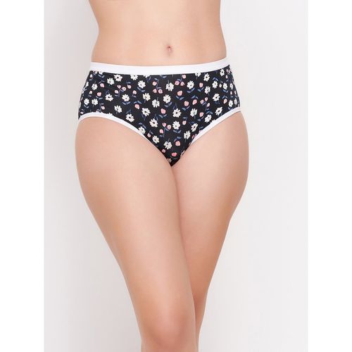 Buy Clovia Cotton Spandex Medium waist Outer elastic Hipster Panty