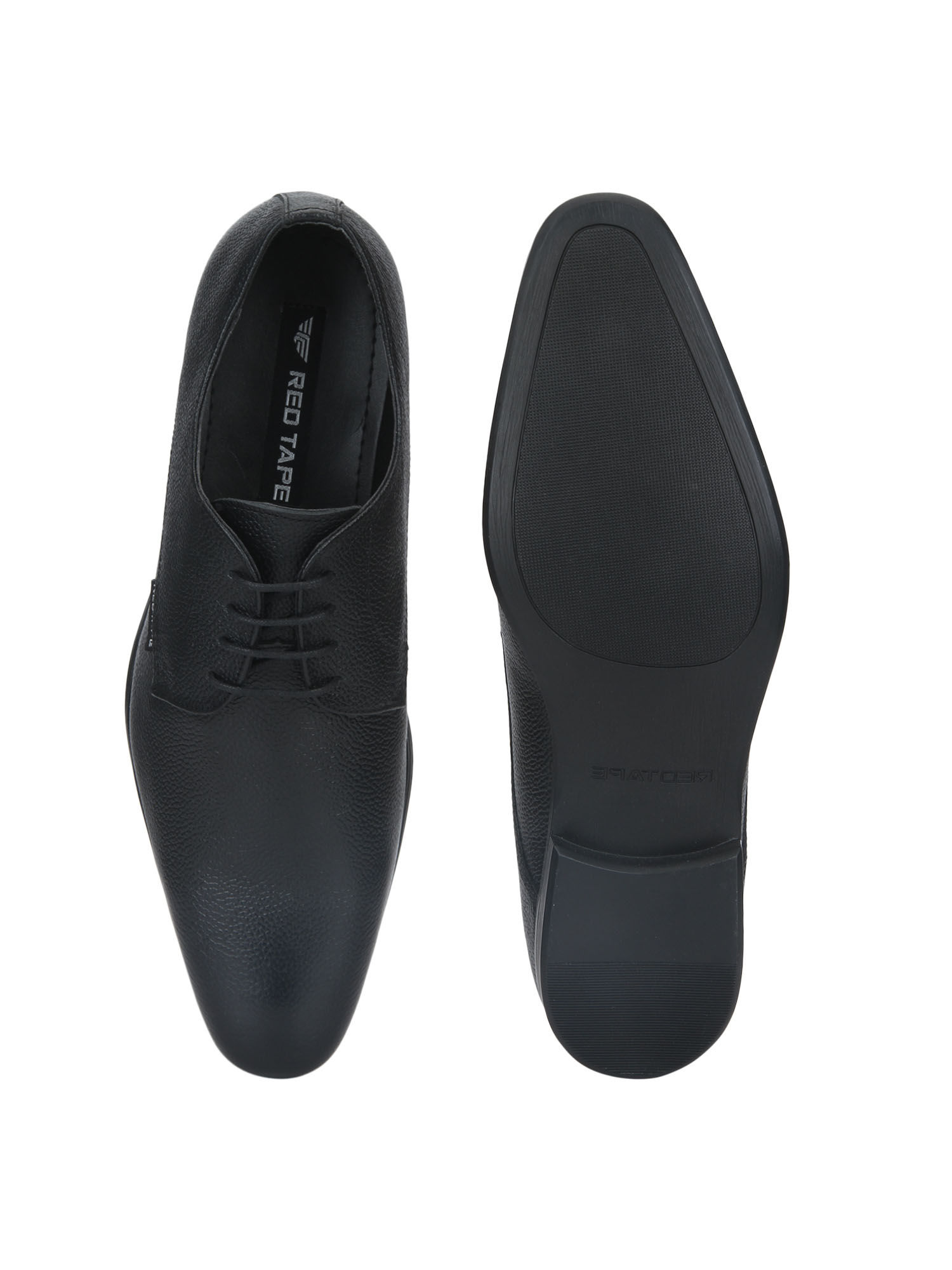 Buy Red Tape Men Black Derby Shoes Online