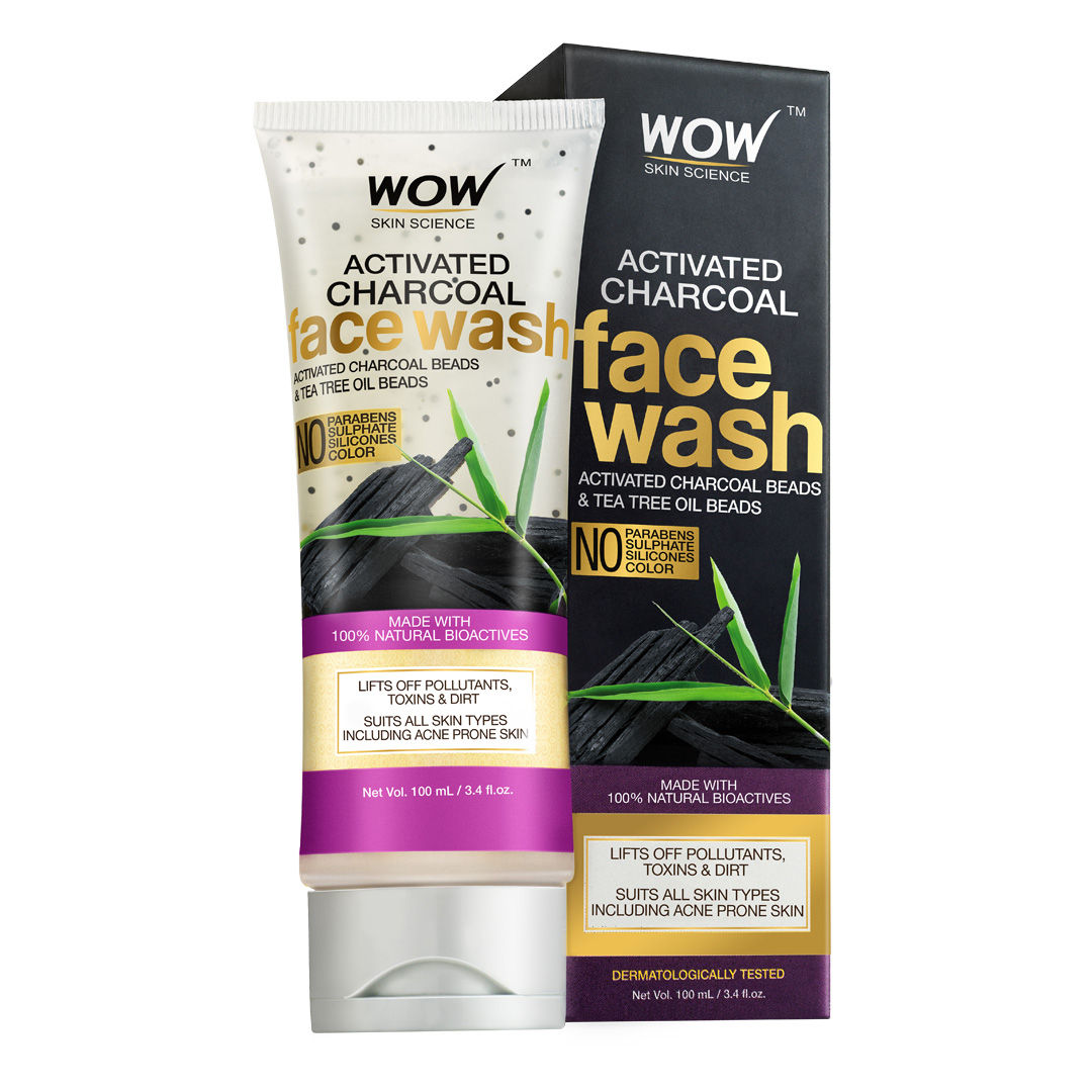 Wow Skin Science Activated Charcoal Face Wash Tube Buy Wow Skin Science Activated Charcoal Face Wash Tube Online At Best Price In India Nykaaman