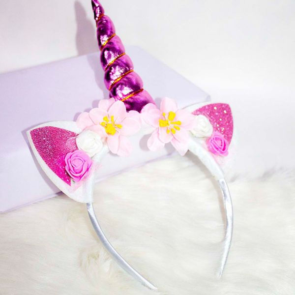 Unicorn Head Band Combo Set for Unicorn Party Supplies 1 Pieces Silver  Headband  Party Propz Online Party Supply And Birthday Decoration  Product Store