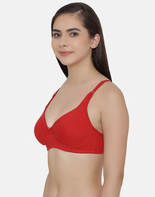 Buy Women Cotton Non Padded Non-Wired Bra ( Pack of 2 ) ( Color