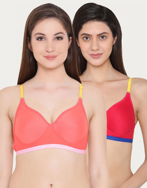 Buy Non-Wired Lightly Padded Spacer Cup Full-Figure Bra in Nude Colour -  Cotton Online India, Best Prices, COD - Clovia - BR2339P24