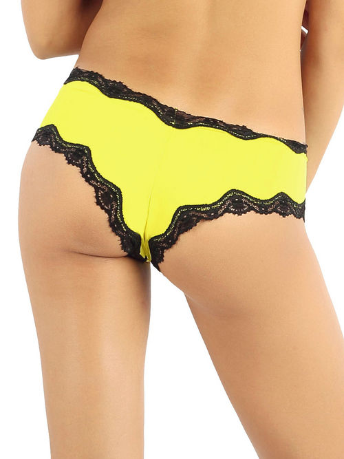 1 Pcs Underwear For Women Cheeky High Cut Colorful Stripes - Temu Canada