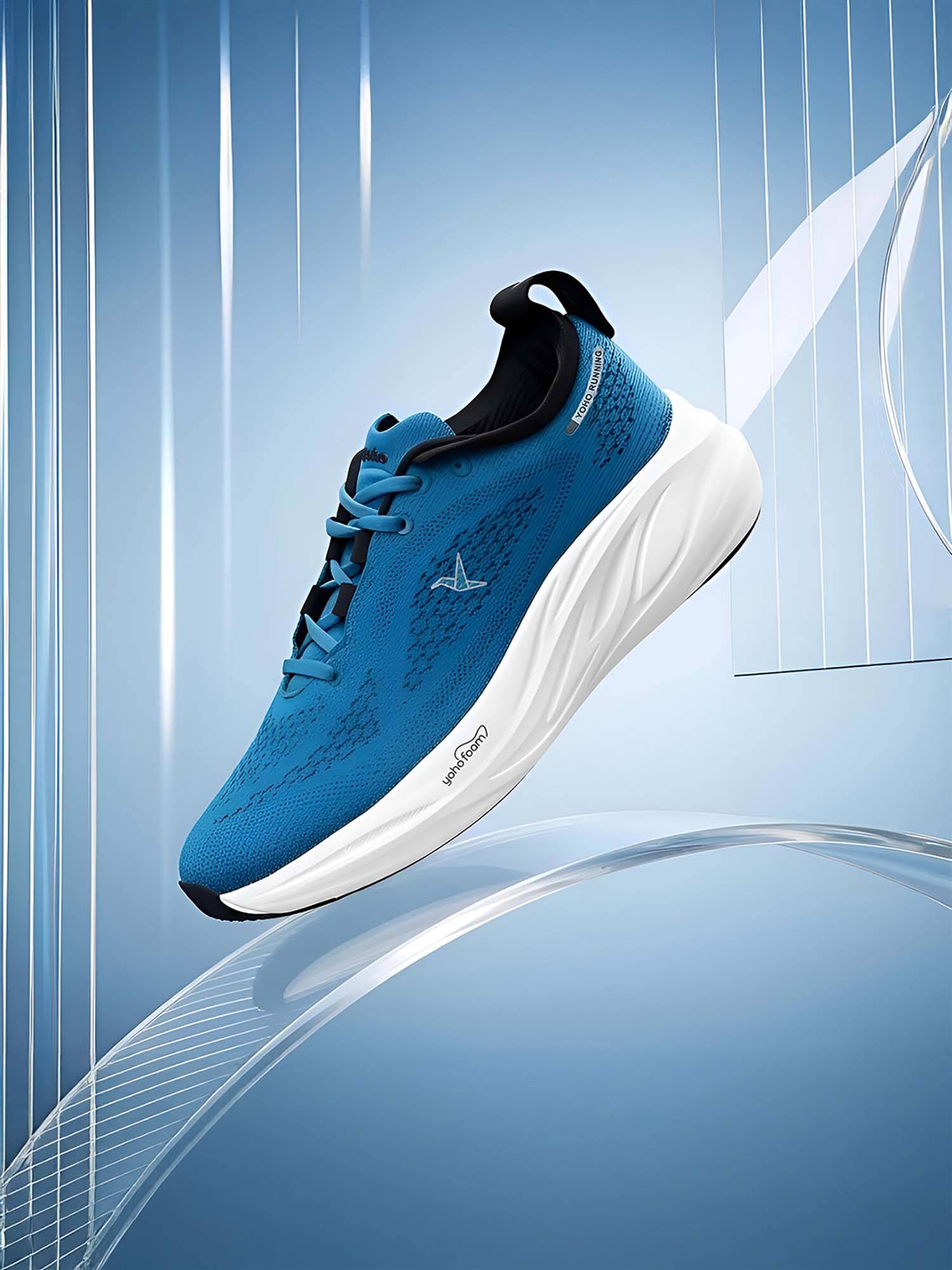 Buy Yoho Men Blue ZeroHour AeroWeave Walking Shoes Online