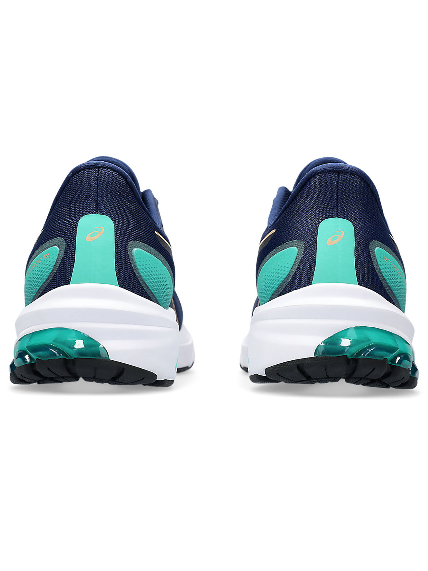 Buy ASICS GT-1000 12 Navy Blue & Green Women Running Shoes Online