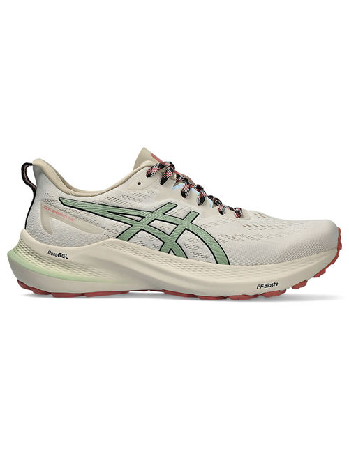 ASICS GT-2000 12 TR Cream Women Running Shoes (UK 4)
