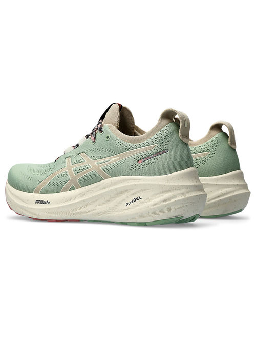 Buy ASICS GEL-Nimbus 26 TR Light Green Women Running Shoes Online