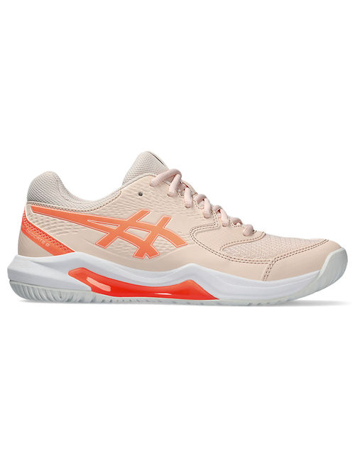 ASICS GEL-Dedicate Peach Orange Women Tennis Shoes (UK 5)