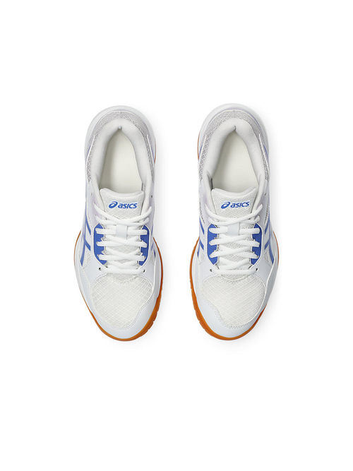 Buy ASICS GEL-Task White Blue Women Indoor Sport Shoes Online - Main Image
