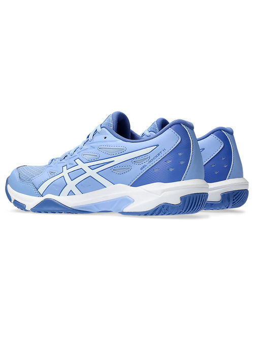 ASICS GEL-Rocket 11 Blue Women Indoor Sport Shoes (UK 4)