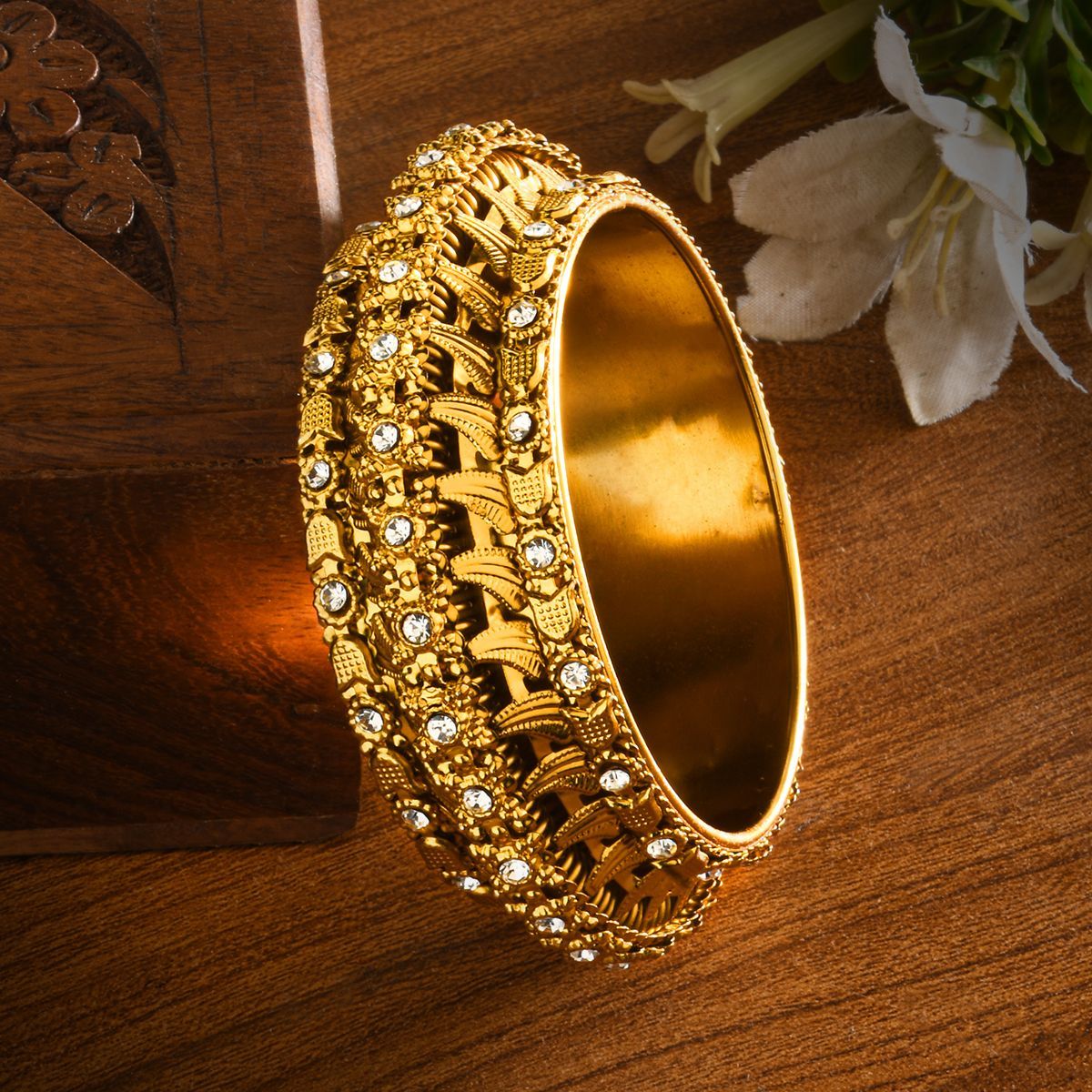 Gold plated deals kada for womens