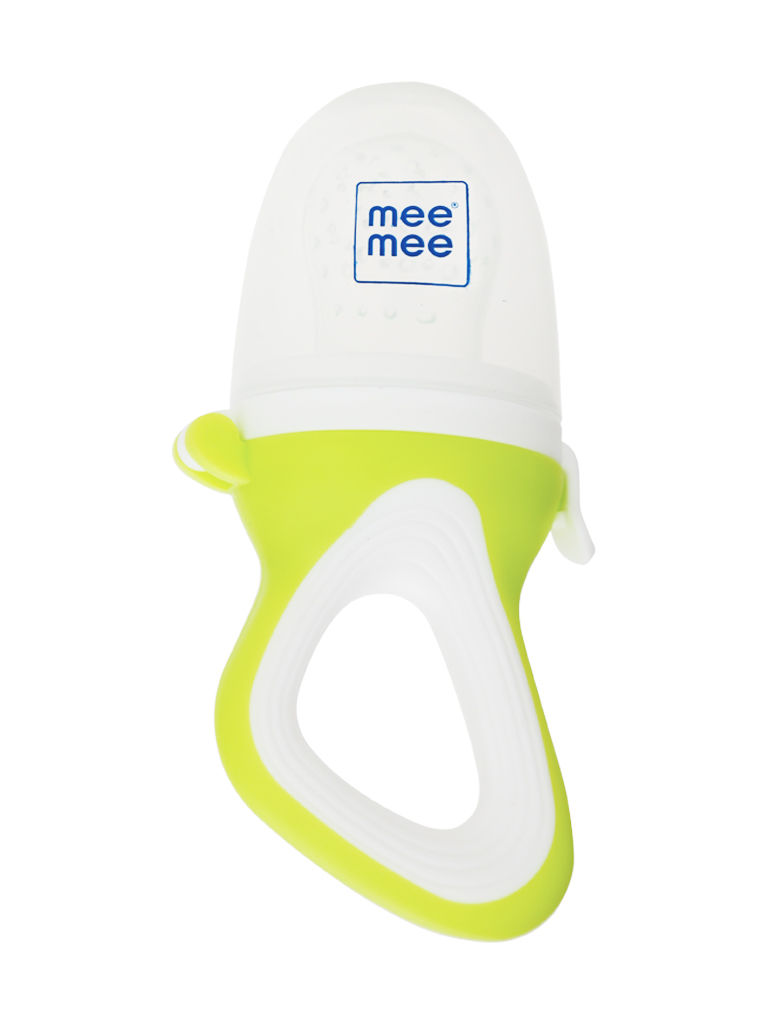 Mee Mee Fruit & Food Nibbler with Silicone Sack Green