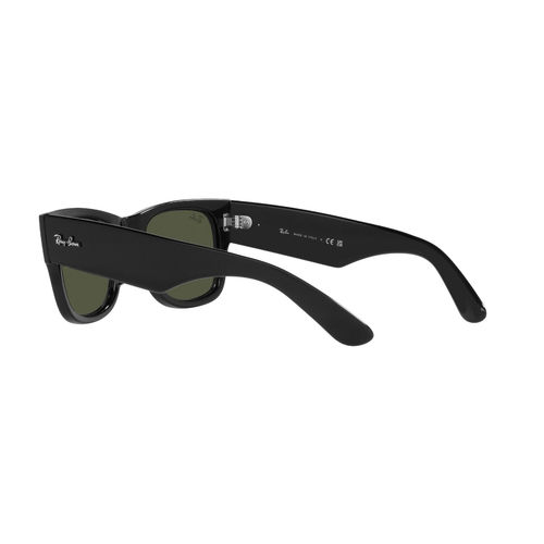 Buy Ray-Ban Black Sunglasses (0RB0840S-Square-Black Frame-Green