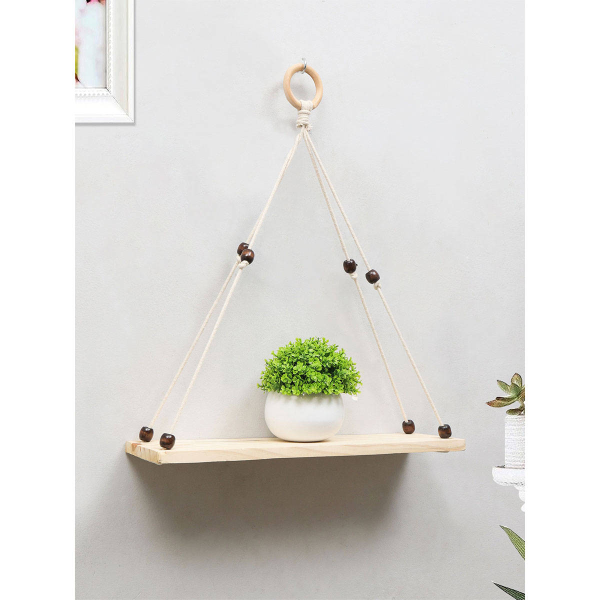 Homesake Wooden Wall Hanging Floating Shelves