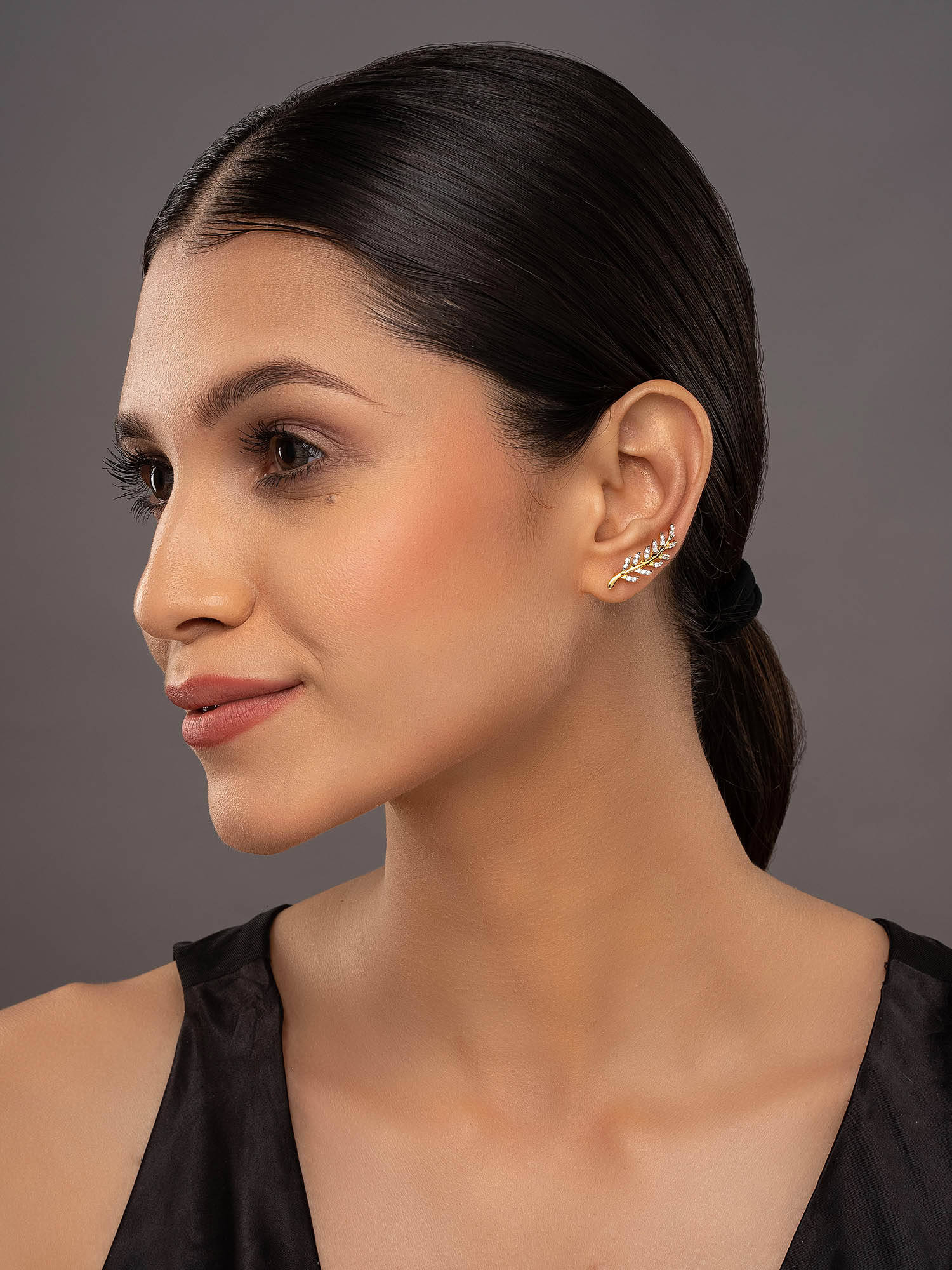 Sica Jewellery 925 Silver Leaf Ear Cuff